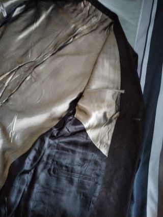 Traje de Verano marrón, talla 56