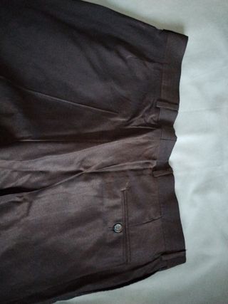 Traje de Verano marrón, talla 56