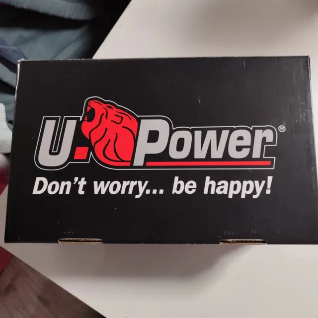 Zapatos de seguridad marrones y negros