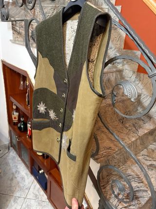 Gilet donna vera pelle vintage