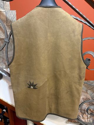 Gilet donna vera pelle vintage