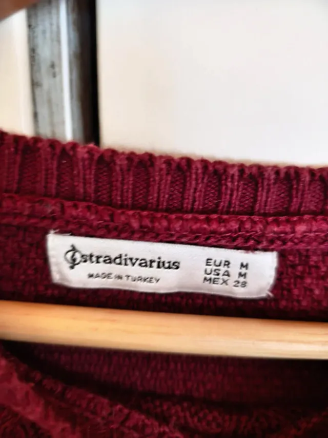 Jersey granate Stradivarius Talla M