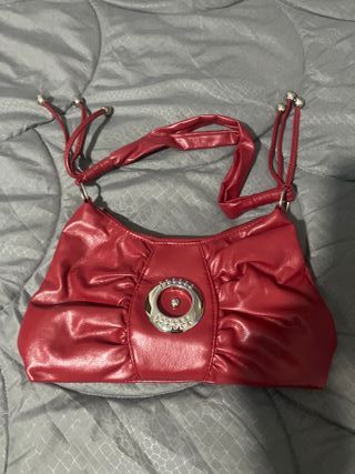 Borsetta similpelle rossa