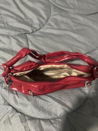 Borsetta similpelle rossa