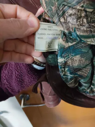 Cazadora Piel Vintage Marrón