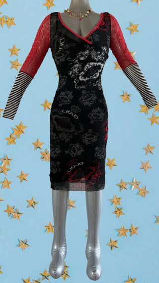 Vestito longuette Liu Jo + sottoveste nera