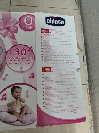 Cojín Chicco Mi Primer Cojín Oso Rosa