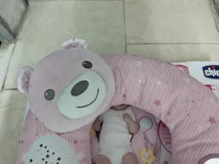 Cojín Chicco Mi Primer Cojín Oso Rosa