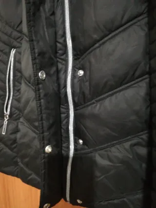 Parka Abrigo Invierno Negro Talla 42