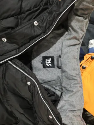 Parka Abrigo Invierno Negro Talla 42