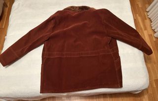 Abrigo de ante marrón