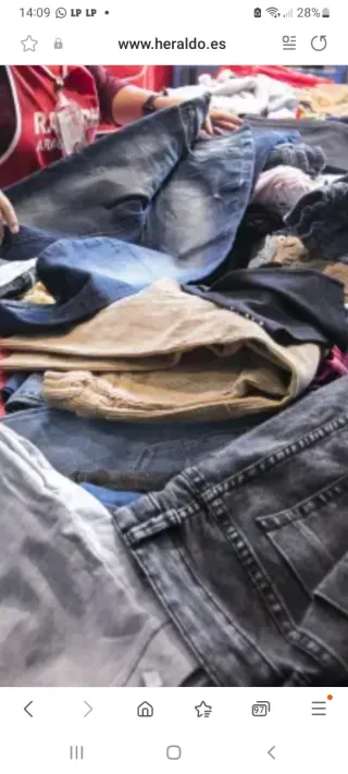 Ropa de segunda mano mujer,hombre y nin@s