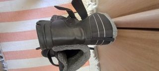 Botas de nieve negras con forro