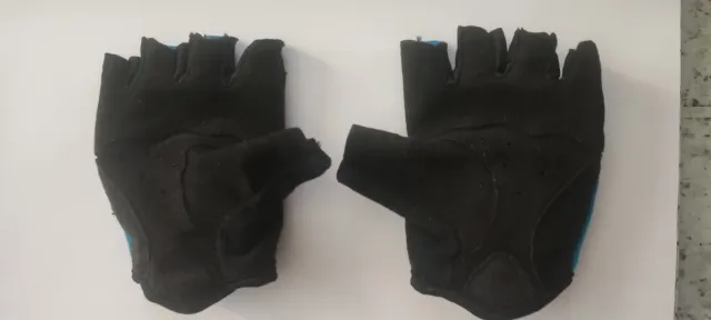 Guantes Ciclismo Niño Giro Azul Talla 7-8