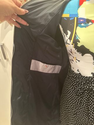 Plumífero azul mujer