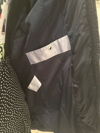 Plumífero azul mujer