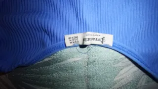 Crop top tirantes azul