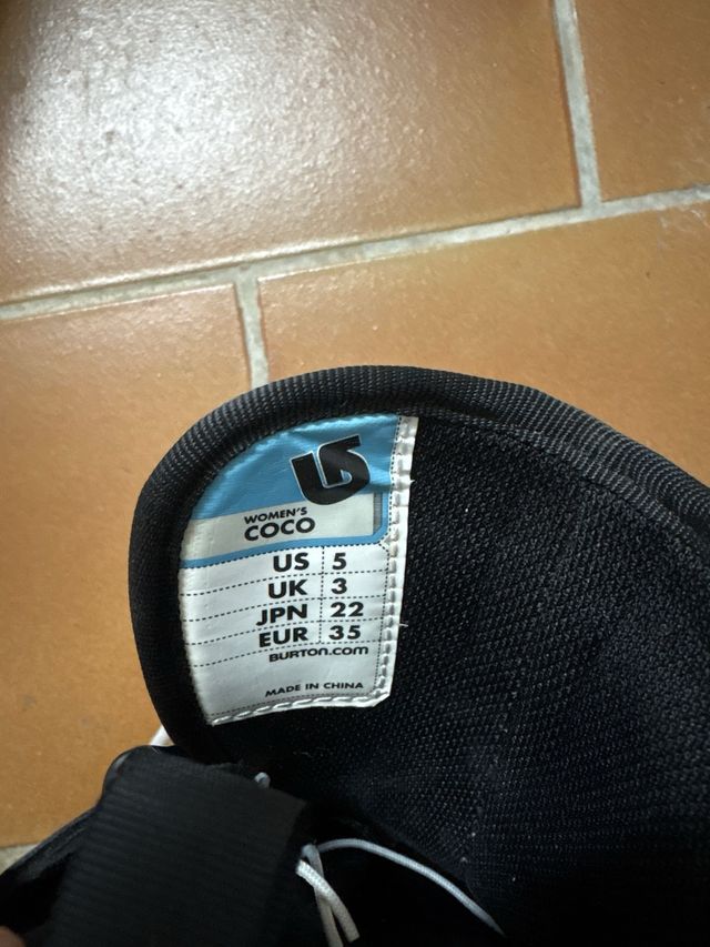 Botas Snowboard Burton Talla 35