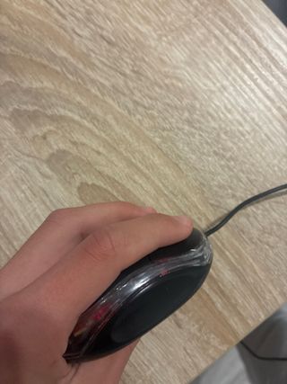 Ratón UGO Negro con Cable