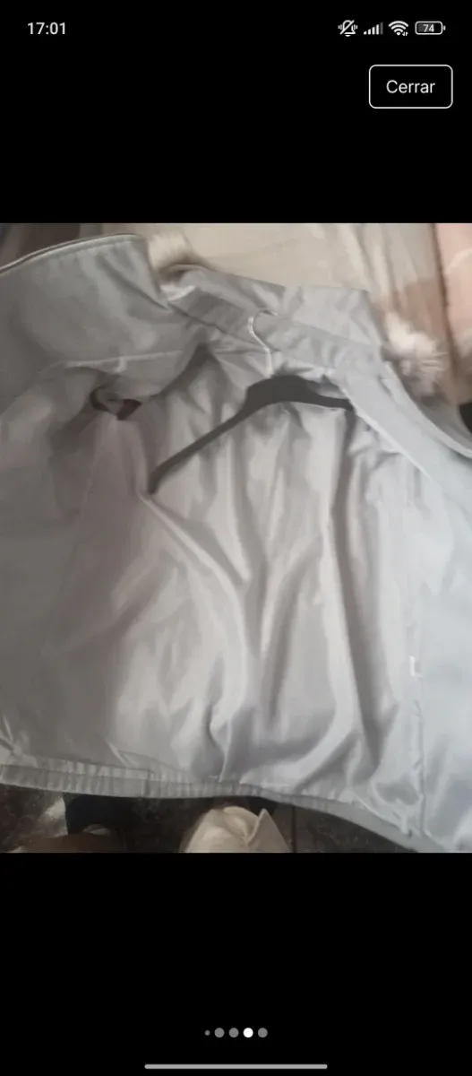 Abrigo de mujer gris