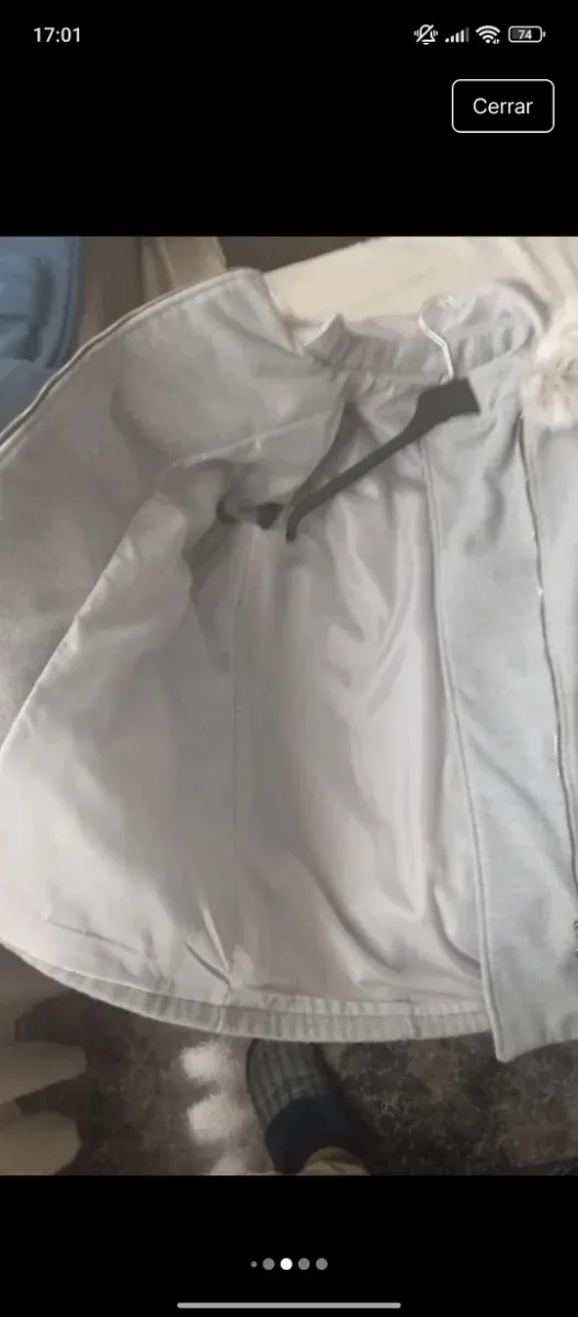 Abrigo de mujer gris