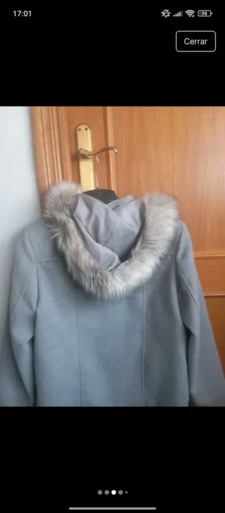 Abrigo de mujer gris