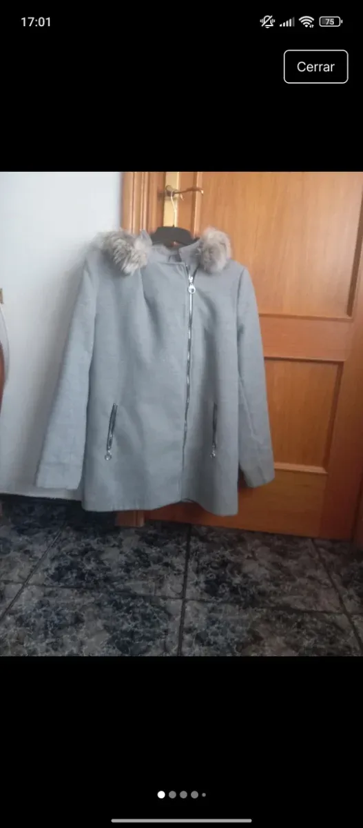 Abrigo de mujer gris