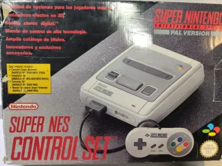 Nintendo Super Nintendo SNES PAL CAJA ORIGINAL