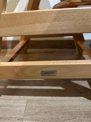Trona Hauck madera 2 sillas