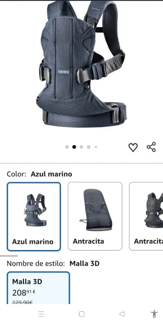 Mochila Portabebés Babybjorn