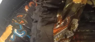 Gonna donna fantasia e nero dr