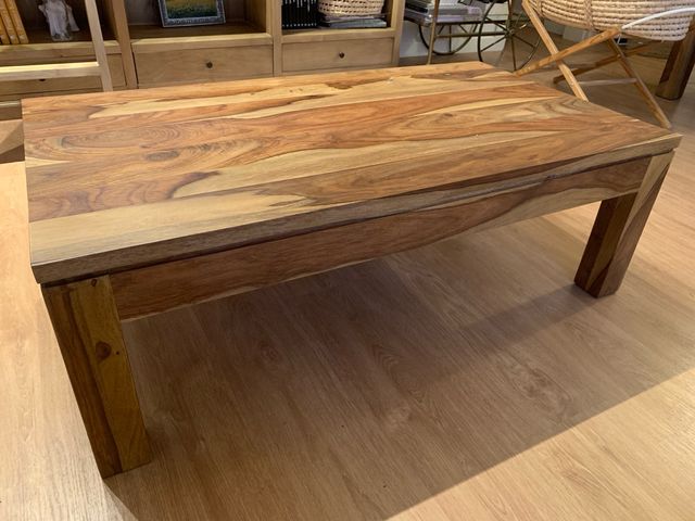 Mesa de centro madera maciza