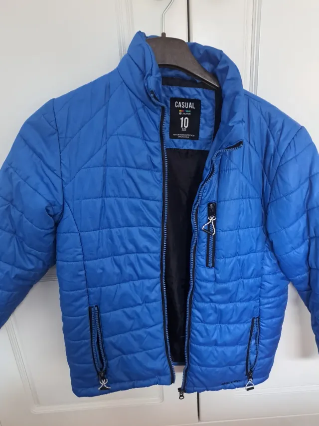 Chaqueta infantil CASUAL azul talla 10