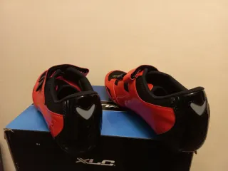 Zapatillas Ciclismo XLC Rojas y Negras