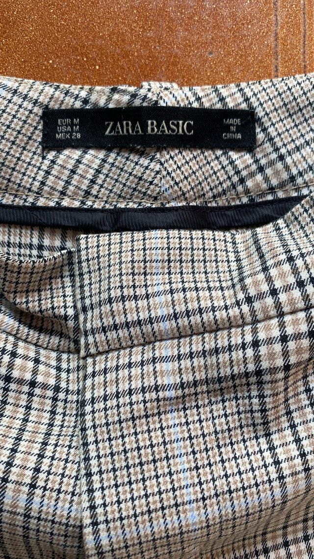 Pantalón de cuadros mujer