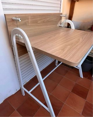 Escritorio/Mesa estudio madera y metal