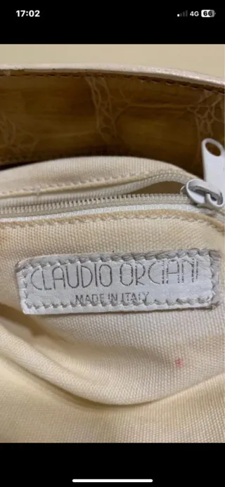 Borsa vintage Claudio Orciani Beige