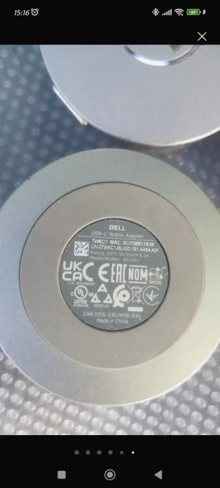 Adaptador Dell Pro DA310 USB-C 7 en 2