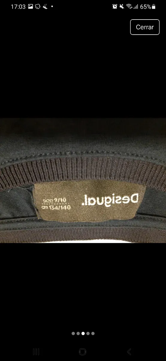 Camiseta Desigual flores manga corta talla 134 cm