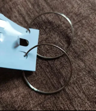 Orecchini a cerchio argento