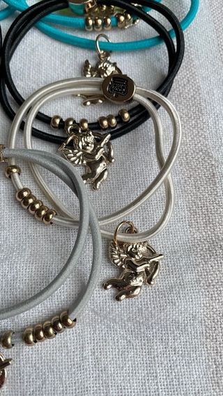 Braccialetti elastici con ciondolo angelo