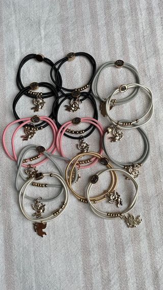 Braccialetti elastici con ciondolo angelo