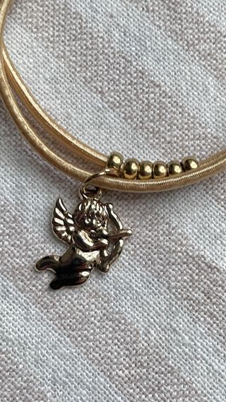 Braccialetti elastici con ciondolo angelo