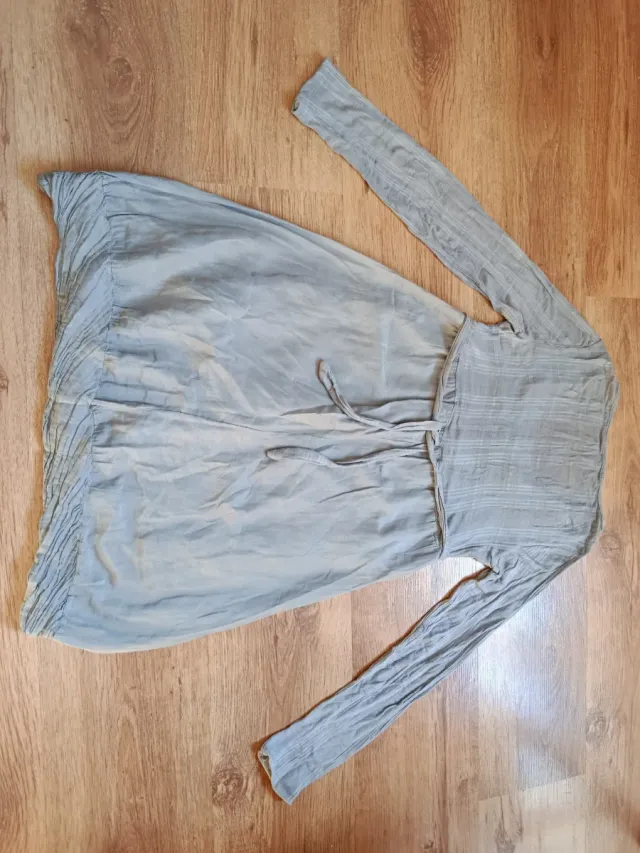 Vestido gris talla M globo