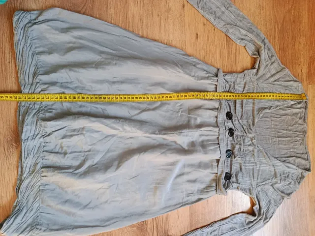 Vestido gris talla M globo