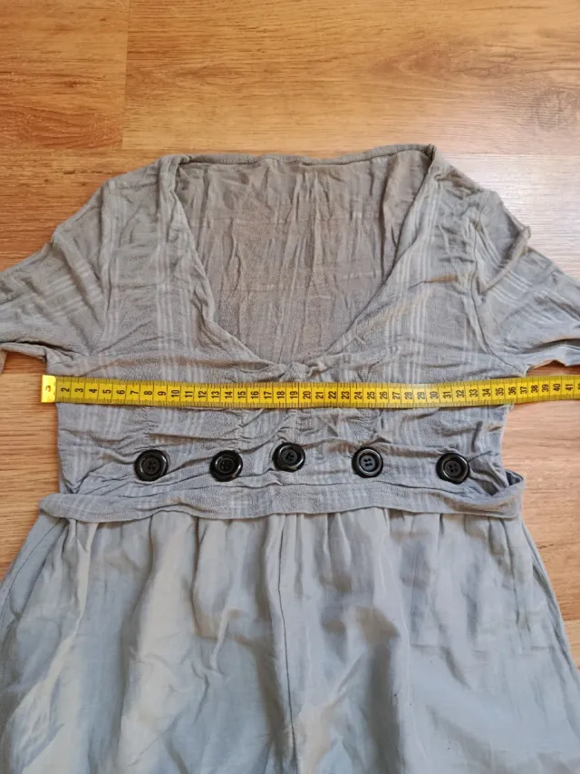 Vestido gris talla M globo