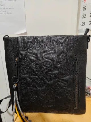 Mochila LoisJeans Negra Mano/Bandolera