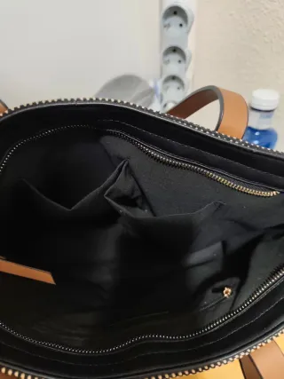 Mochila LoisJeans Negra Mano/Bandolera