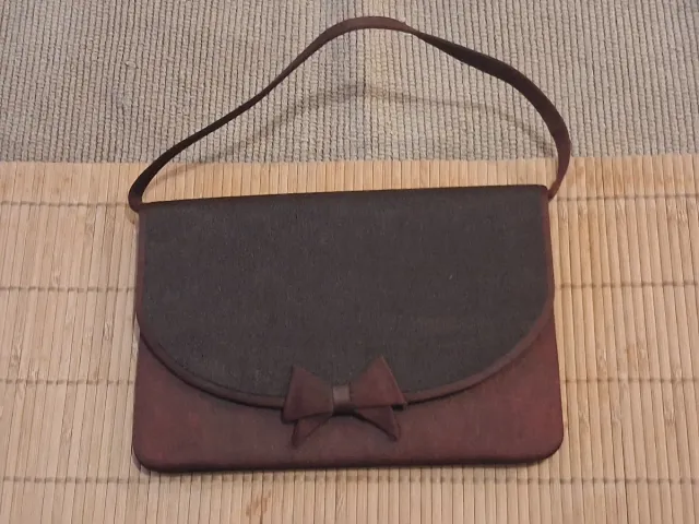 Set 2 Borsette Vintage Nere e Marroni