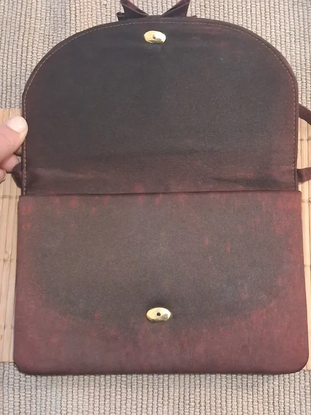 Set 2 Borsette Vintage Nere e Marroni